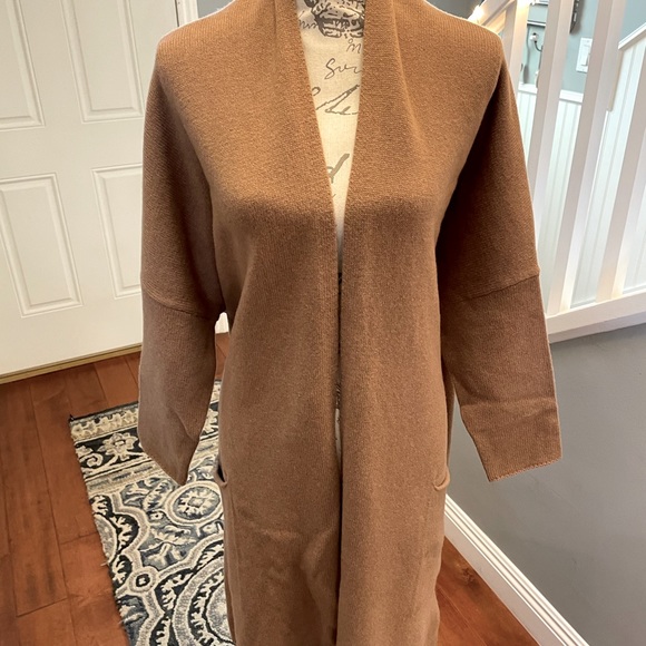 Nap Sweaters | Nwt Luxurious Plush Wool Cardigan Sweater Coat | Color: Cream/Tan | Size: L | Miamodavita's Closet